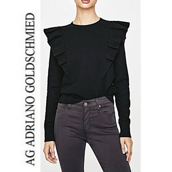 AG ADRIANO GOLDSCHMIED, Black pullover sweatshirt - Picture 1 of 11
